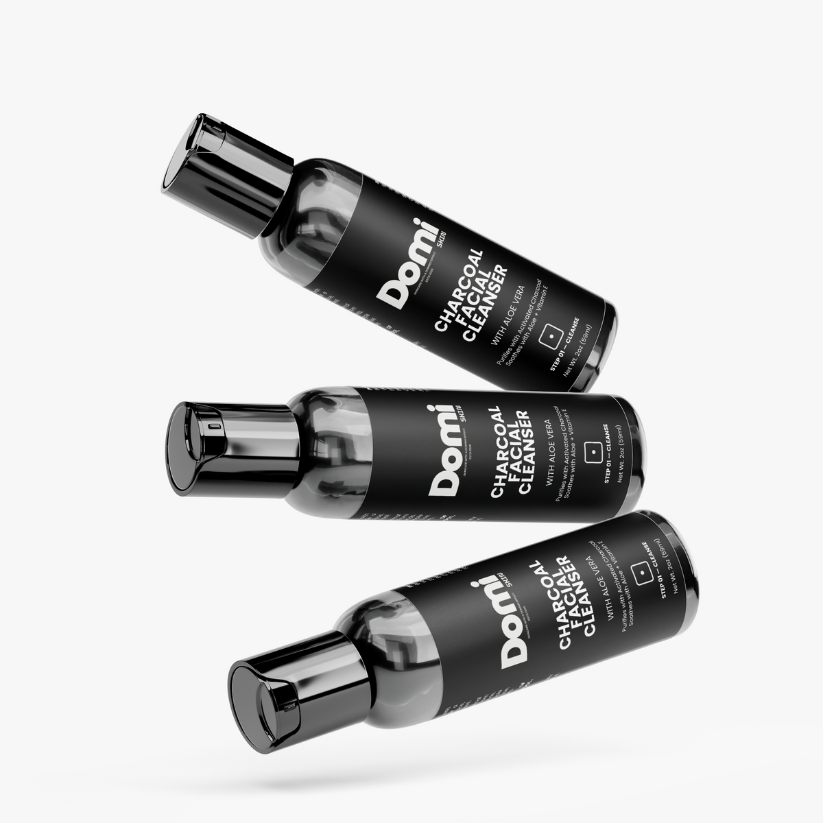  Domi Skin Charcoal Facial Cleanser 